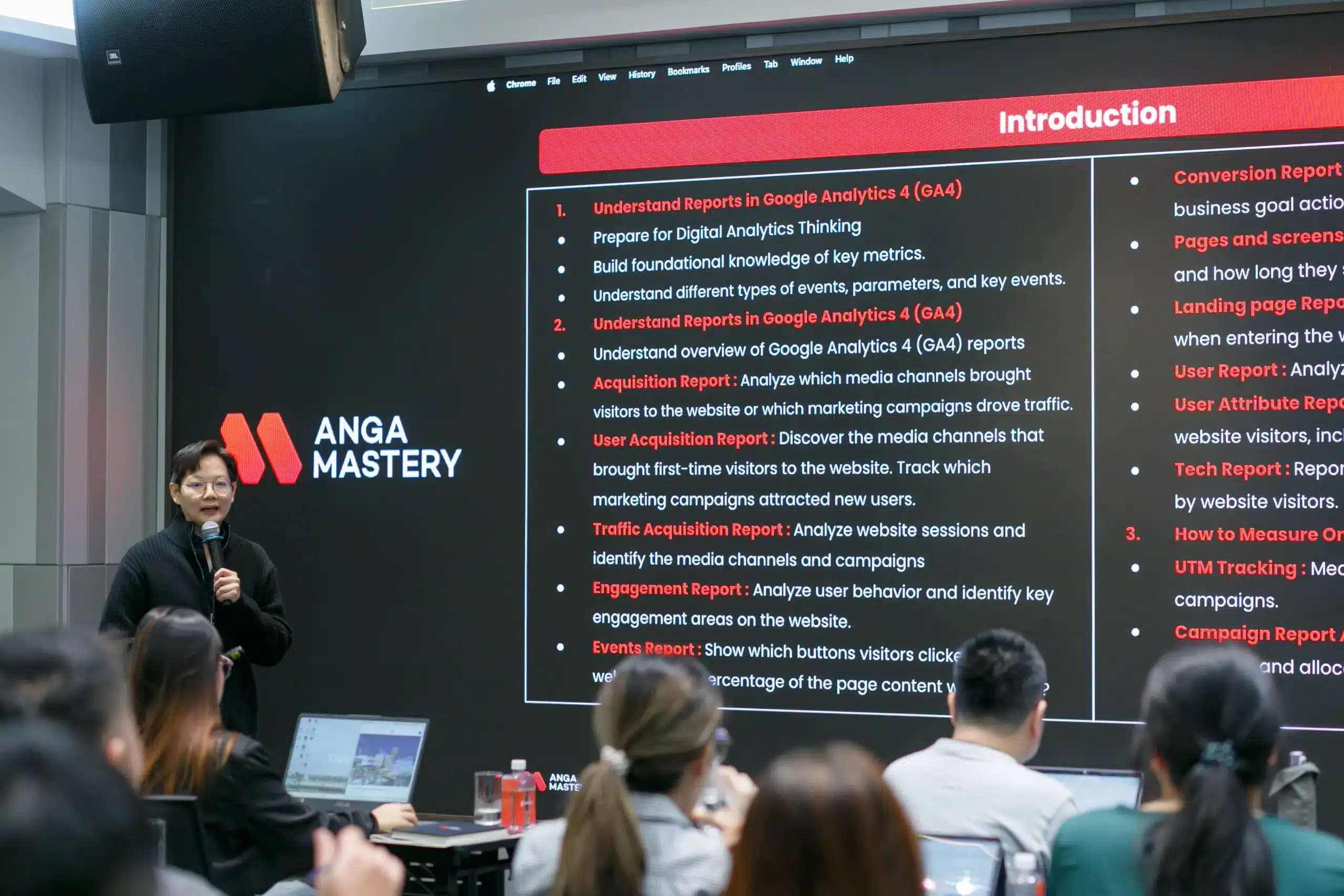 บรรยากาศคอร์สสอน ANGA MASTERY