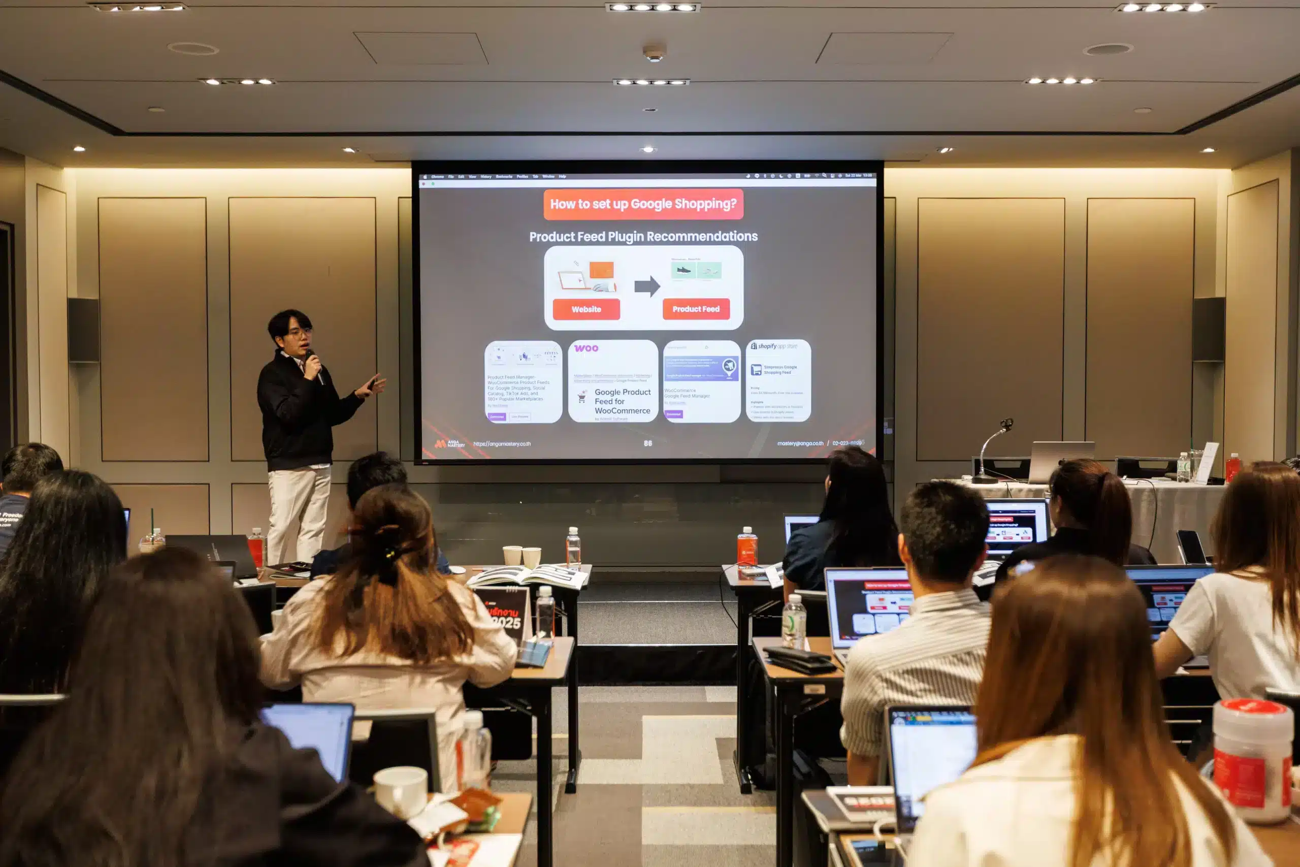 บรรยากาศคอร์สสอน ANGA MASTERY